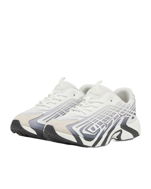 DIESEL White S-D-Vit's 500 Low Sneakers for men