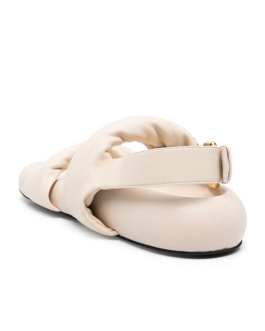 Marni White Bubble Twisted Open-Toe Sandals