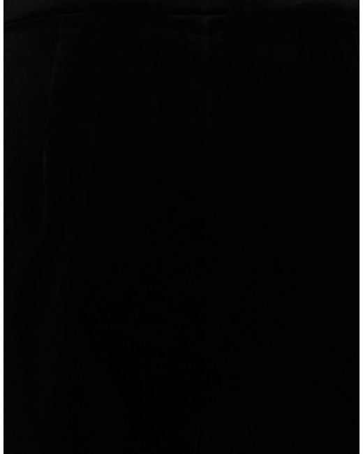 Max Mara Black Velvet Boot-Shaped Pants