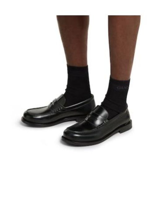 Gucci Black Removable Detail Loafers for men