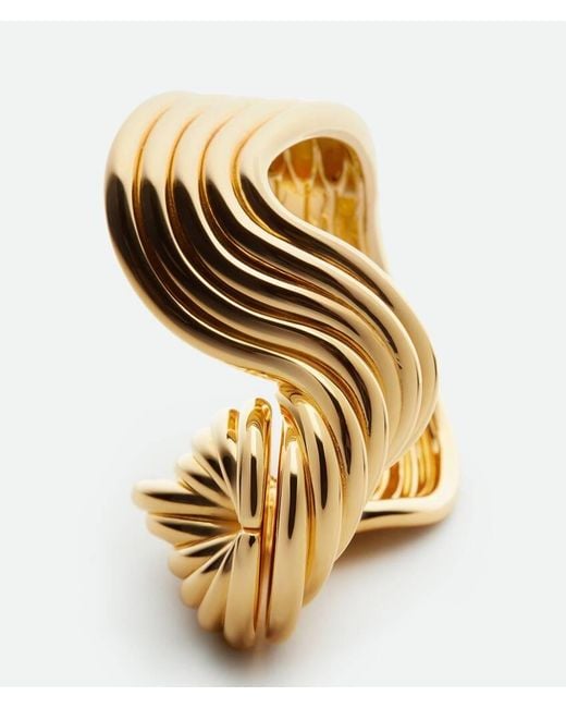 Bottega Veneta Metallic Slice Bracelet