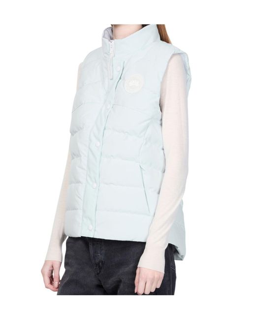 Canada Goose White Freestyle Vest