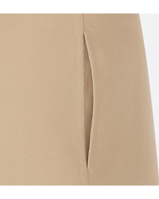 Dior Natural Christian Classic Straight Skirt