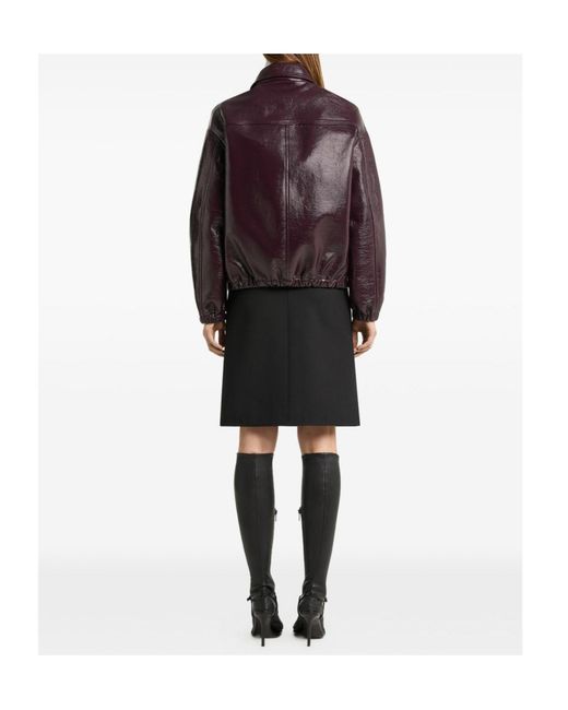 Courreges Brown Zip-Up Jacket