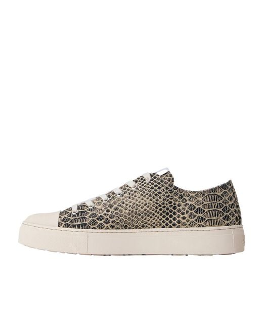 Vivienne Westwood Gray Plimsoll Patterned Low-Tops for men