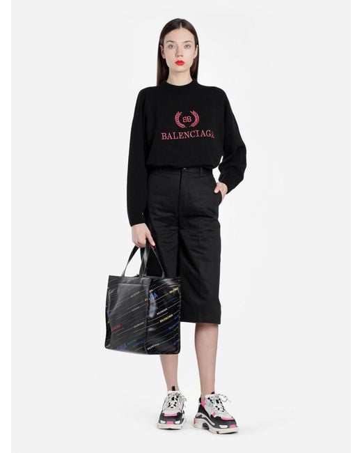 Balenciaga Blue Straight Five-Cent Pants