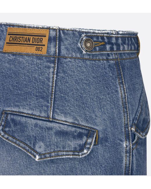 Dior Blue 8 Cargo Jeans, D02