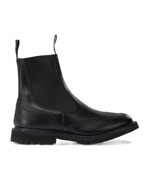 Tricker's Black Tricker's Henry Ankle Boots for men