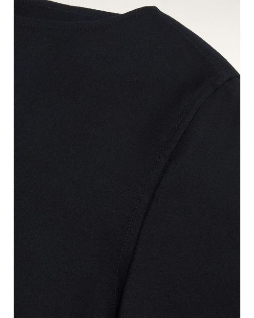 Loro Piana Black Mara Royal Lightness Blouse