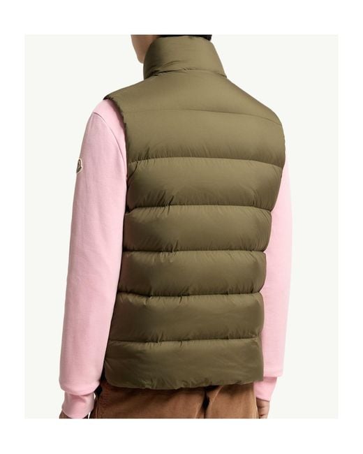 Moncler Green Tibb Down Vest for men