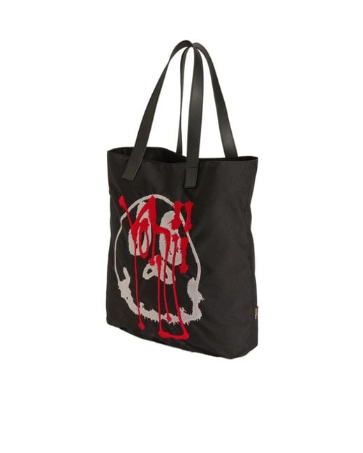 Y-3 Black Chito Graphic Tote for men
