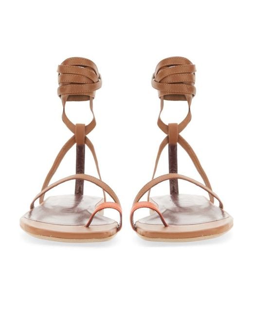 Staud Brown Nicola Gladiator Sandal