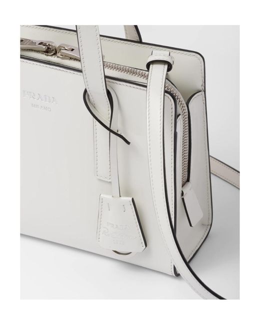 Prada White Re-Edition 1995 Top Handle Bag