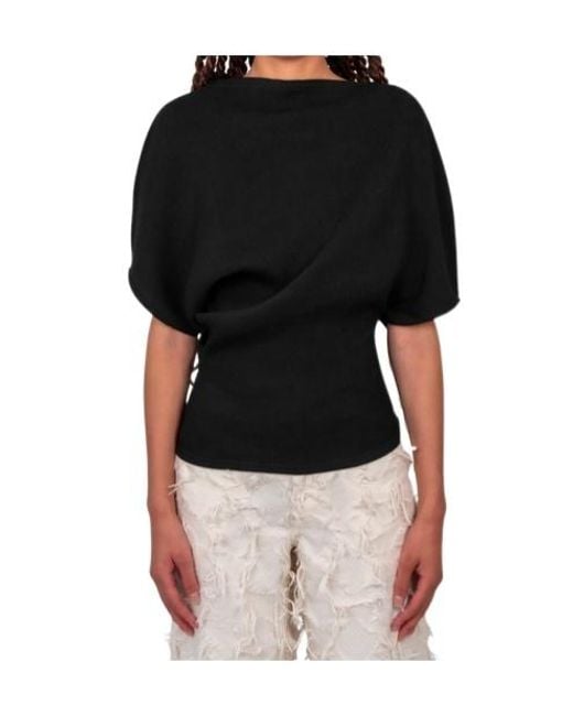 Séfr Black Short-Sleeved Top