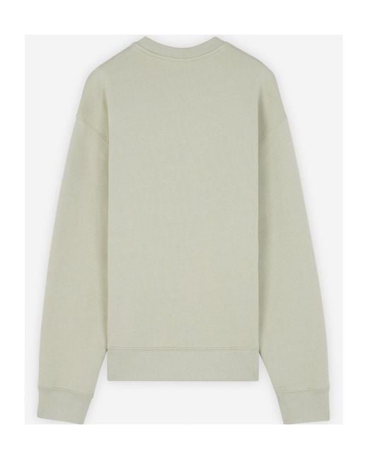 Maison Kitsuné Multicolor Maison Kitsuné Bold Fox Head Patch Crewneck Sweatshirt for men