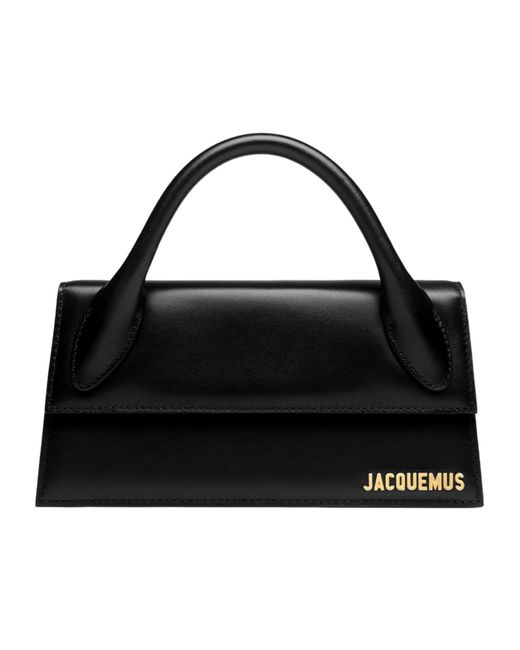 Jacquemus Black Le Chiquito Long Top Handle Bag
