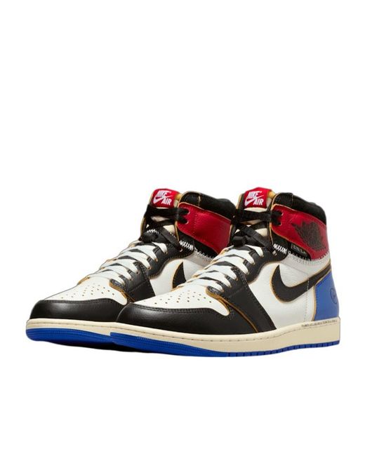 Nike Multicolor X Jordan Air 1 Retro High-Top Sneakers for men