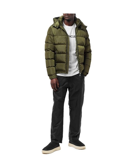 Moncler Green Short Down Jacket for men