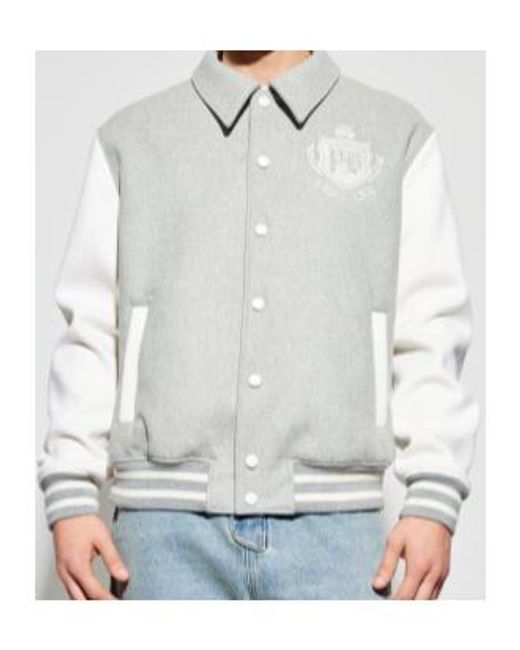 Balmain White Long-Sleeve Jacket for men