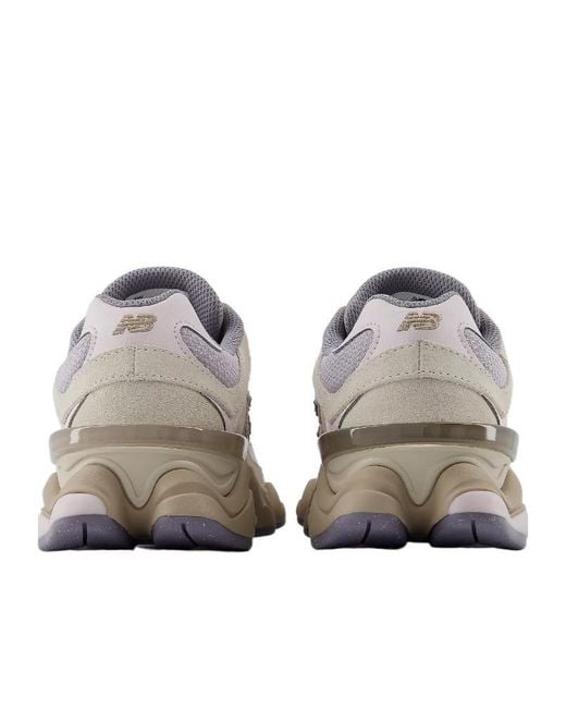 New Balance Gray 9060 Mesh-Panel Sneakers for men