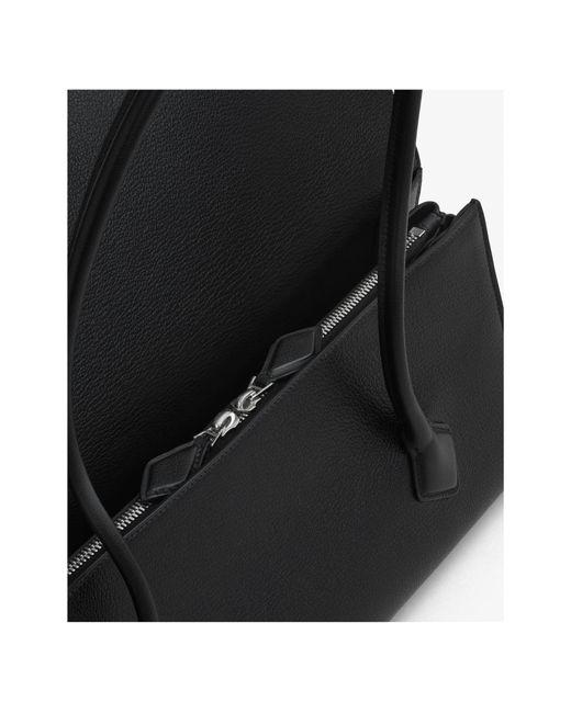 Alaïa Black Alaa Le Teckel Flap Tote Bag