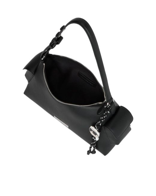 Karl Lagerfeld Black Ikon Shoulder Bag