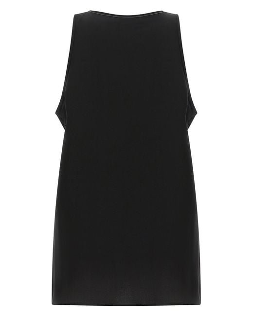 Brunello Cucinelli Black 'Monile' Silk Top