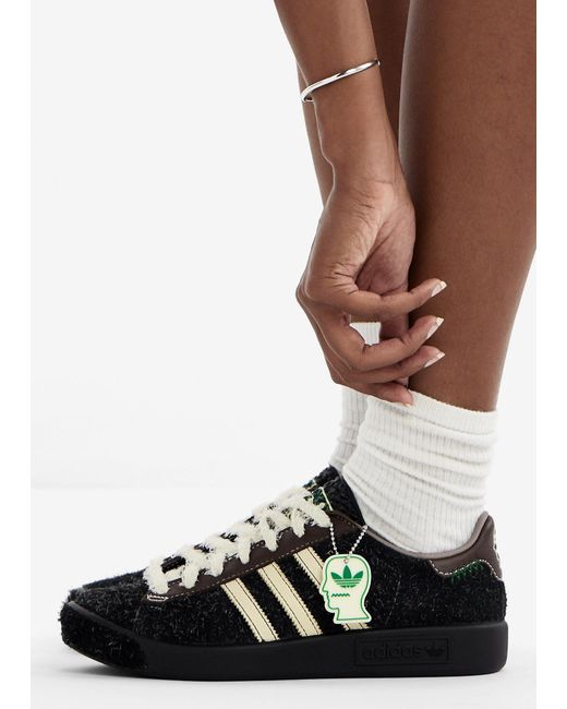 Adidas Black Originals Forrest Hills Brain Dead Sneakers for men