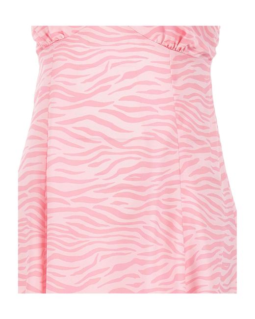 Mc2 Saint Barth Pink Spaghetti Strap Dress