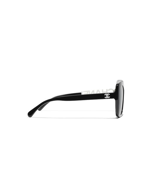 Chanel Multicolor Square Logo Sunglasses