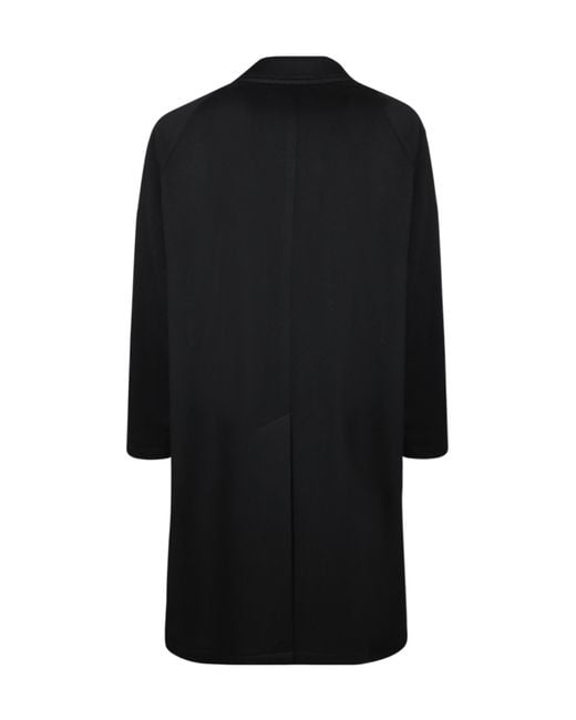 Tagliatore Black Loyds Raglan Coat for men
