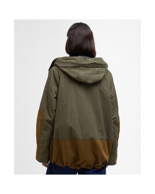 Barbour Green Hayley Showerproof Jacket