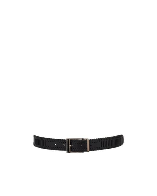 Ferragamo White Ferragamo Adjustable Buckle Belt for men