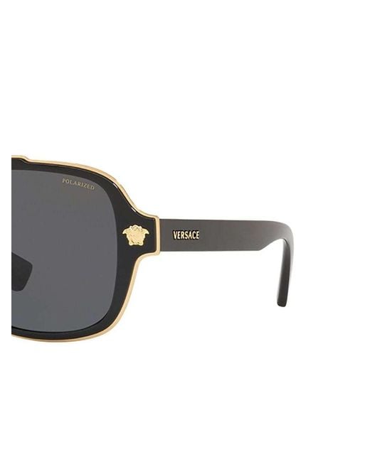 Versace Multicolor Logo Sunglasses for men