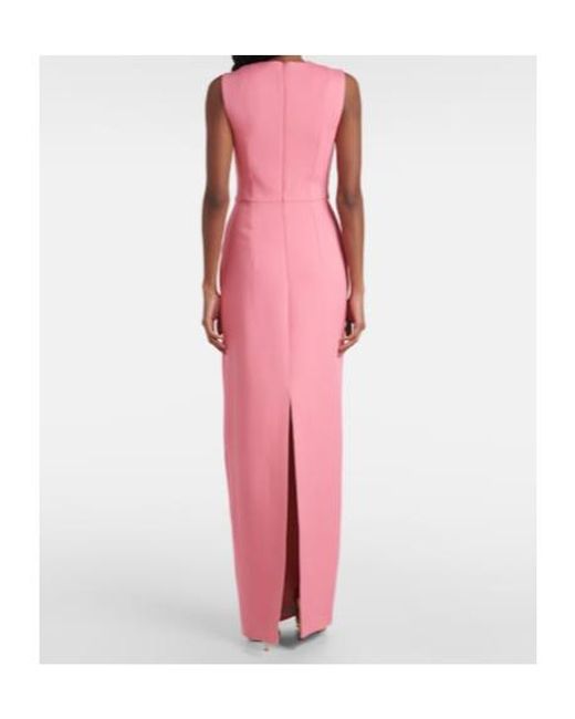 Emilia Wickstead Pink Juulia Crêpe Gown