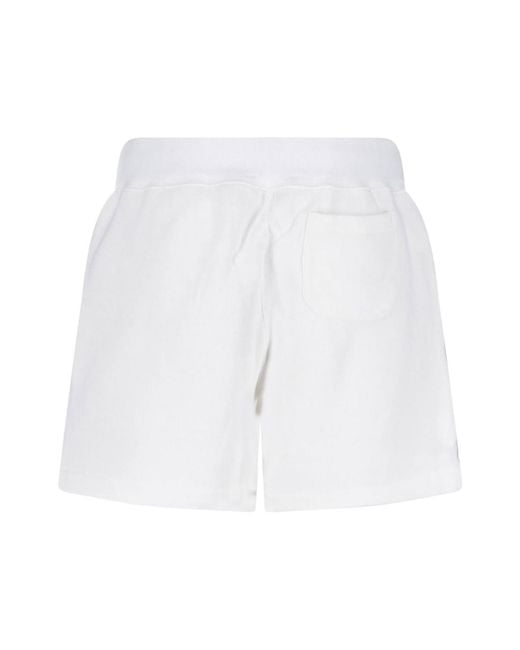 Polo Ralph Lauren White Ralphs Beach Club Shorts for men