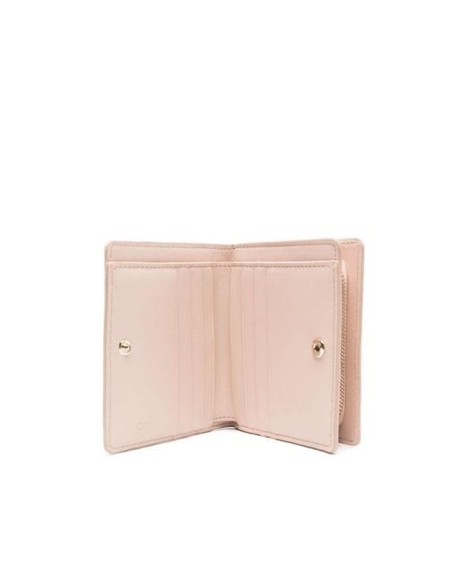 Chloé Pink Chloé Sense Compact Bi-Fold Wallet