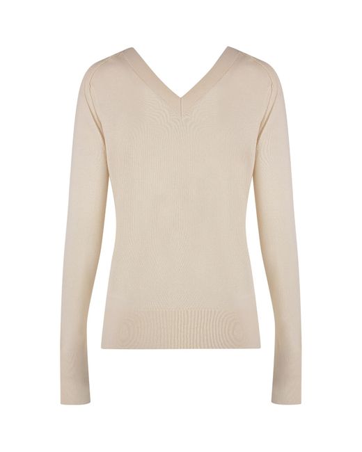 Calvin Klein Natural V Neck Pullover Sweater