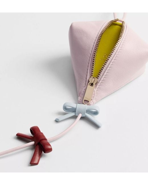 Dior Metallic Porte-Monnaie Cerf-Volant A Cordon Iviera
