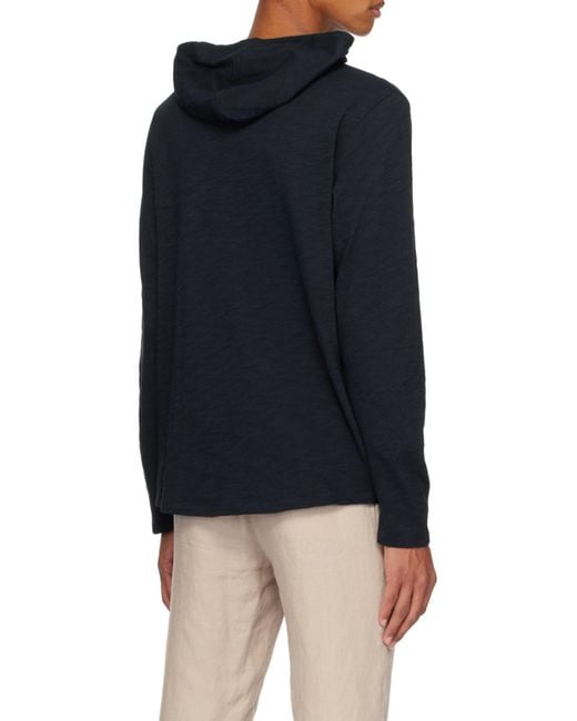 Vince Blue Hoodie for men