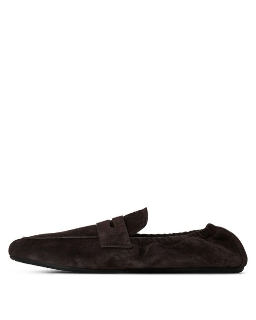 Prada Black Solid Color Loafer for men