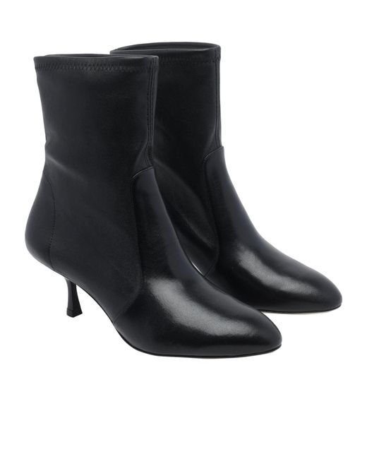 Stuart Weitzman Black Madison Pump Booties