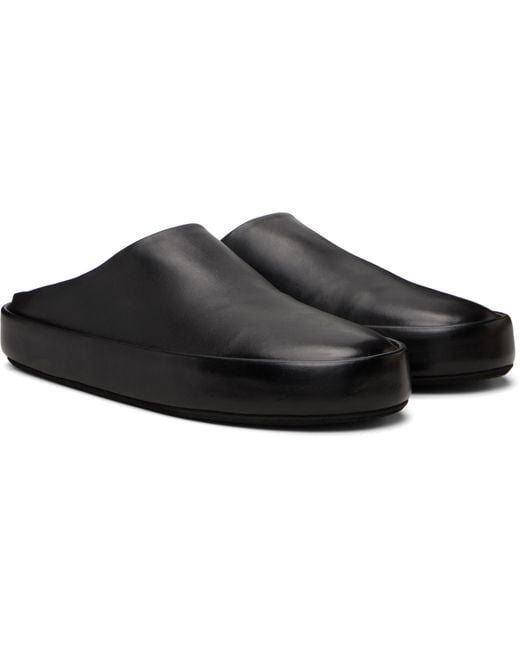 Marsèll Black Cassapelle Slip-On Mules for men
