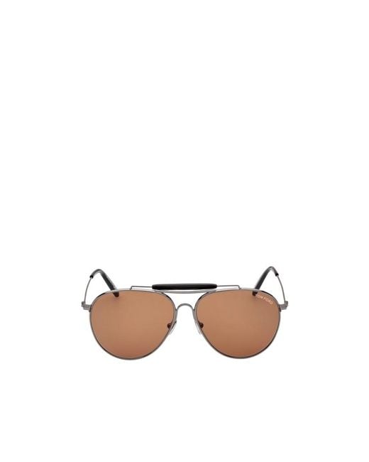 Tom Ford Pink Pilot-Frame Sunglasses for men
