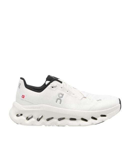 On Shoes White Cloudtilt Lace-Up Sneakers