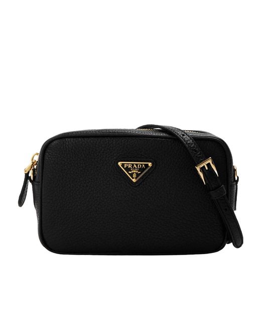 Prada Black Solid Color Crossbody Bag