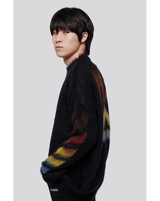 Off-White c/o Virgil Abloh Black Diagonal Arrows Knitted Jumper for men