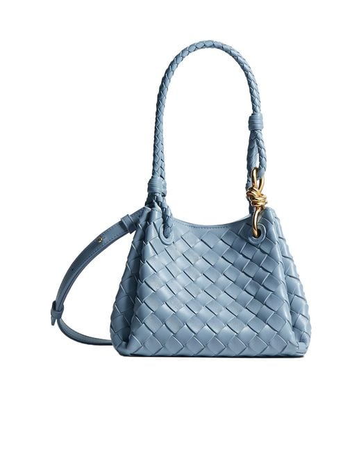 Bottega Veneta Blue Small Parachute