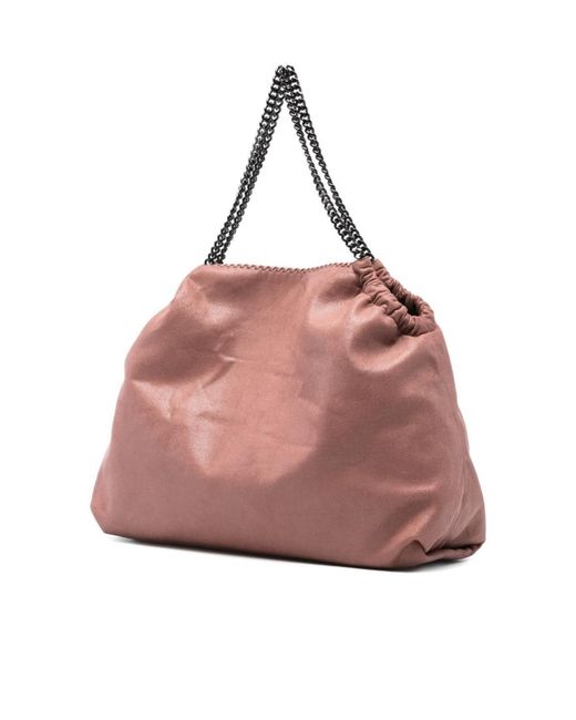 Stella McCartney Pink Falabella Drawstring Tote Bag