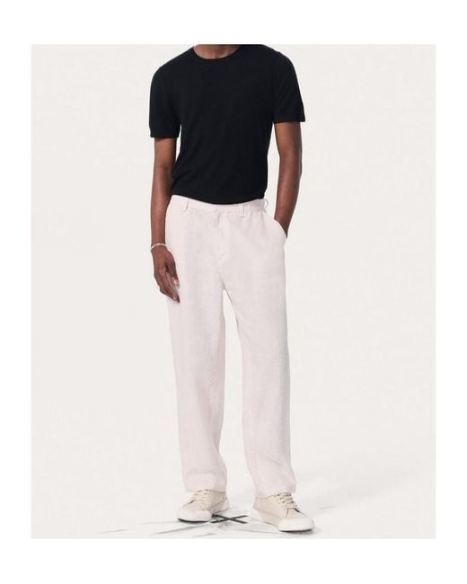 Rag & Bone White Belt Loops Slacks for men